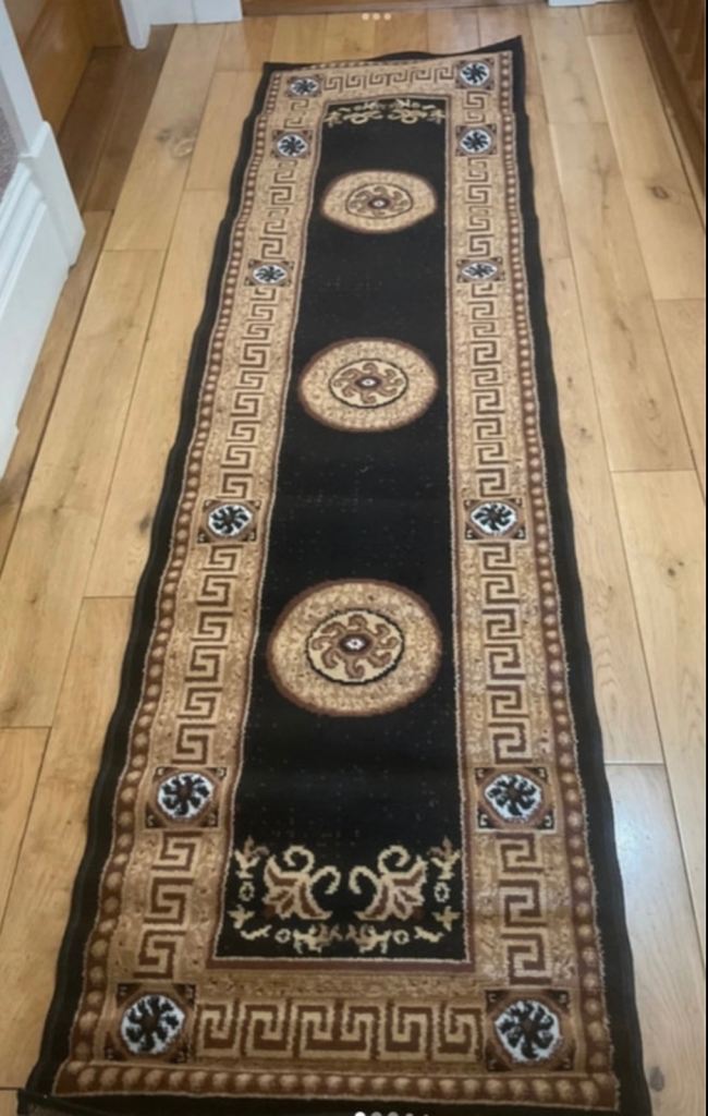 Brand new magic long runner corridor hallway Colour black size 220×60cm 