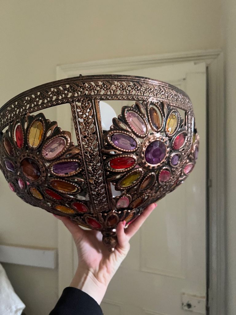 Vintage Moroccan Style Jewel Ceiling Light / Pendant Lamp