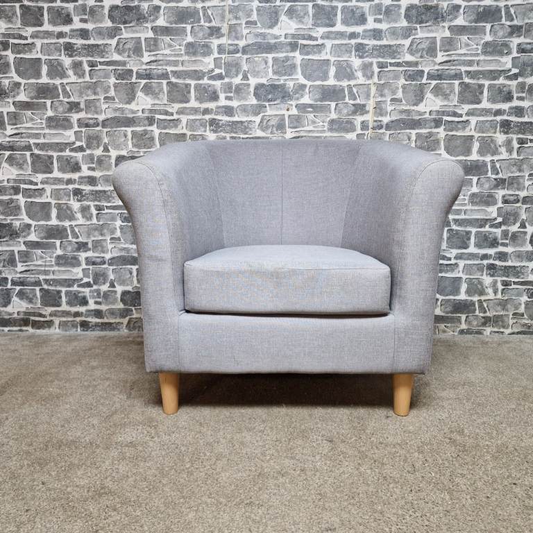 John Lewis Grey Tub Chair