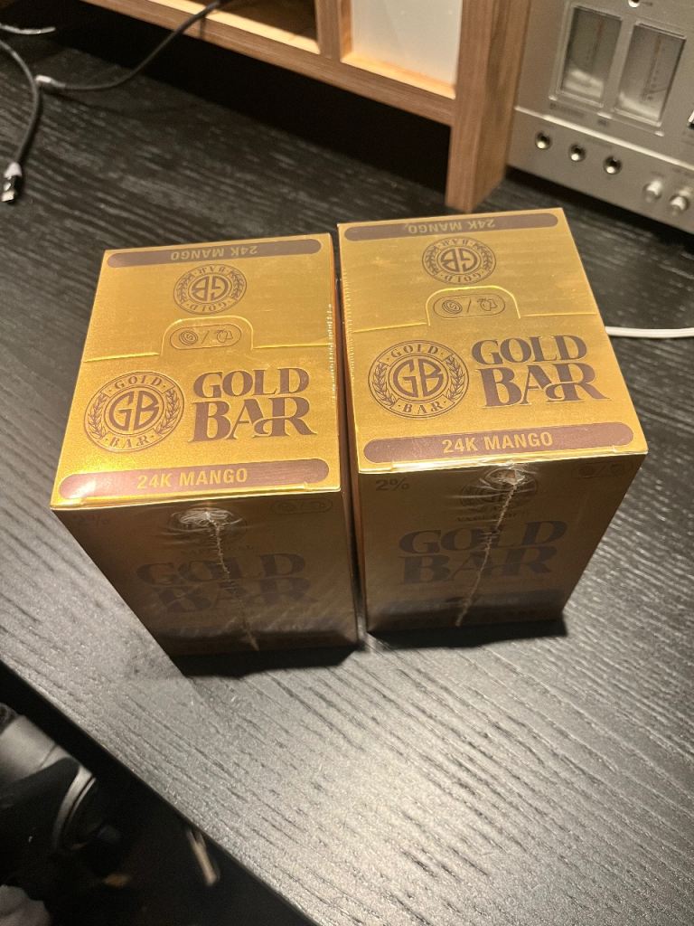 image for Gold Bar Vapes Mango Flavour