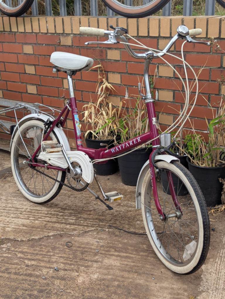 Folding wayfarer bike 20 Inch wheel Bristol UpCycles workshop 