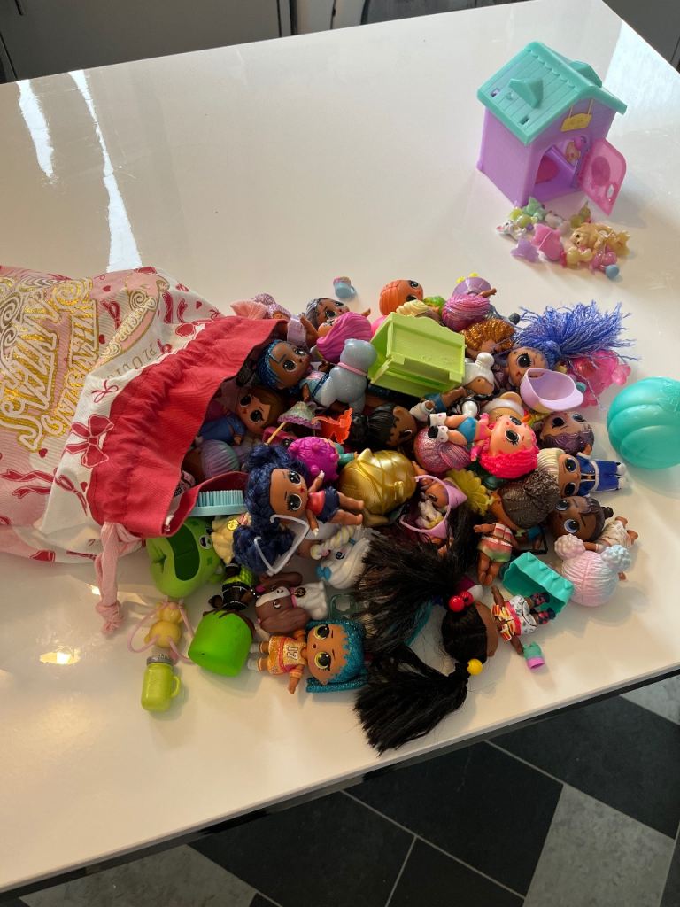 LOL dolls, accessories, dogs and playset