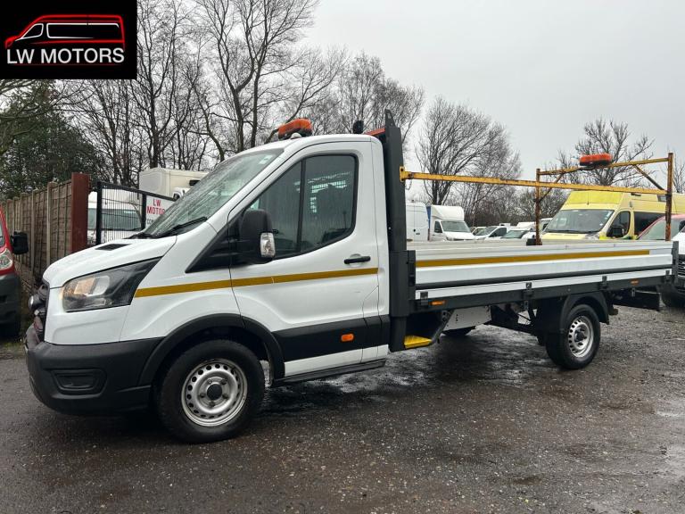 FORD TRANSIT 2.0 ECOBLUE 130BHP L4H1 LWB 13FT6 ALLOY DROPSIDER 2021 71 REG