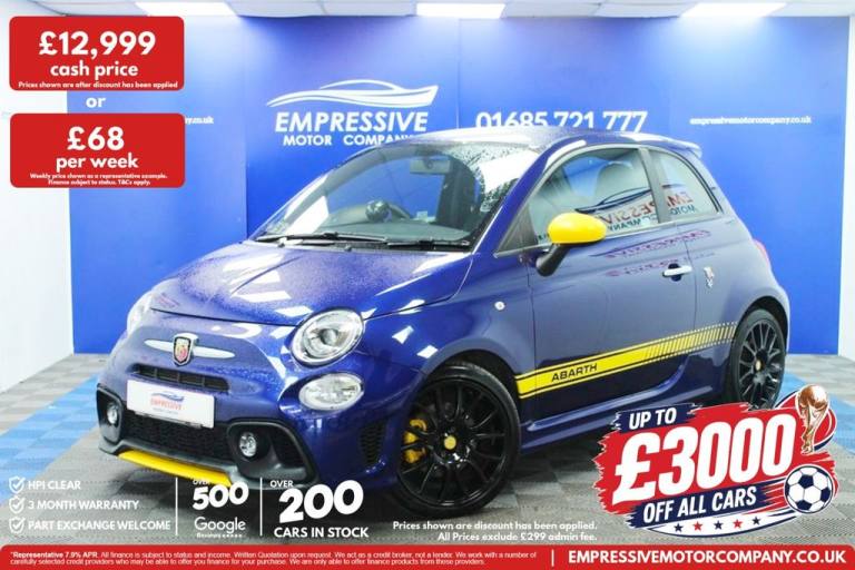 2021 21 ABARTH 595 1.4 T-JET PISTA 70TH HATCHBACK 3DR PETROL MANUAL EURO 6 (165