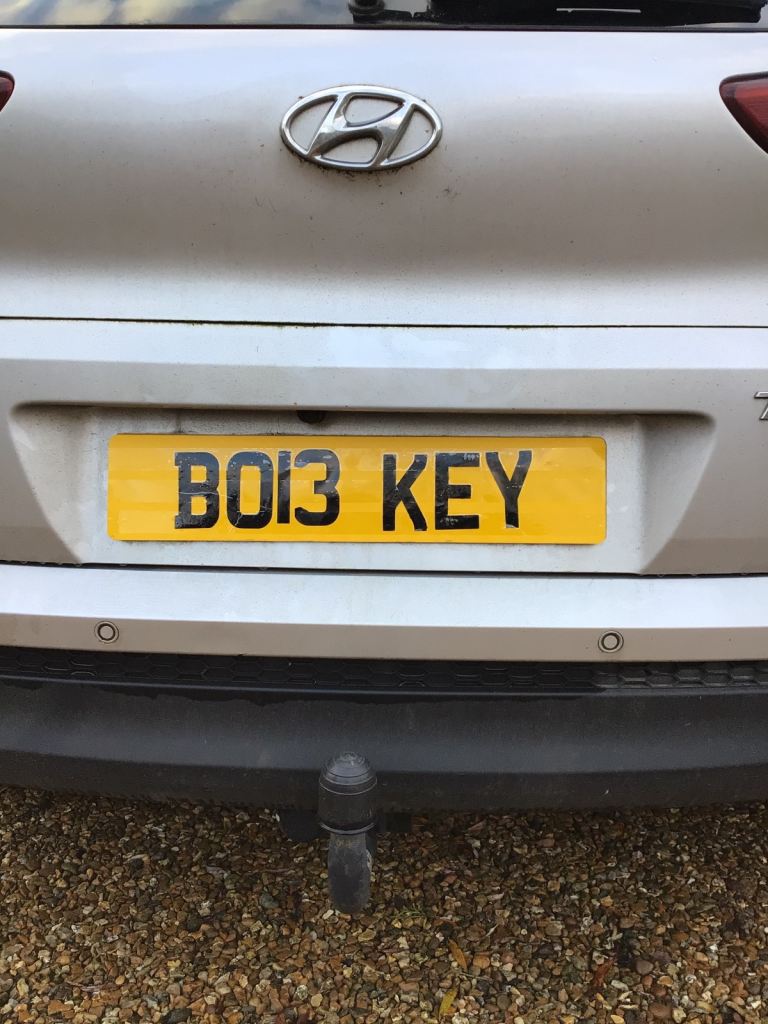 Number Plate BO13 KEY