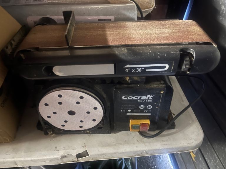 Cocraft HBD 500 Belt and Disc Sander – Good Condition