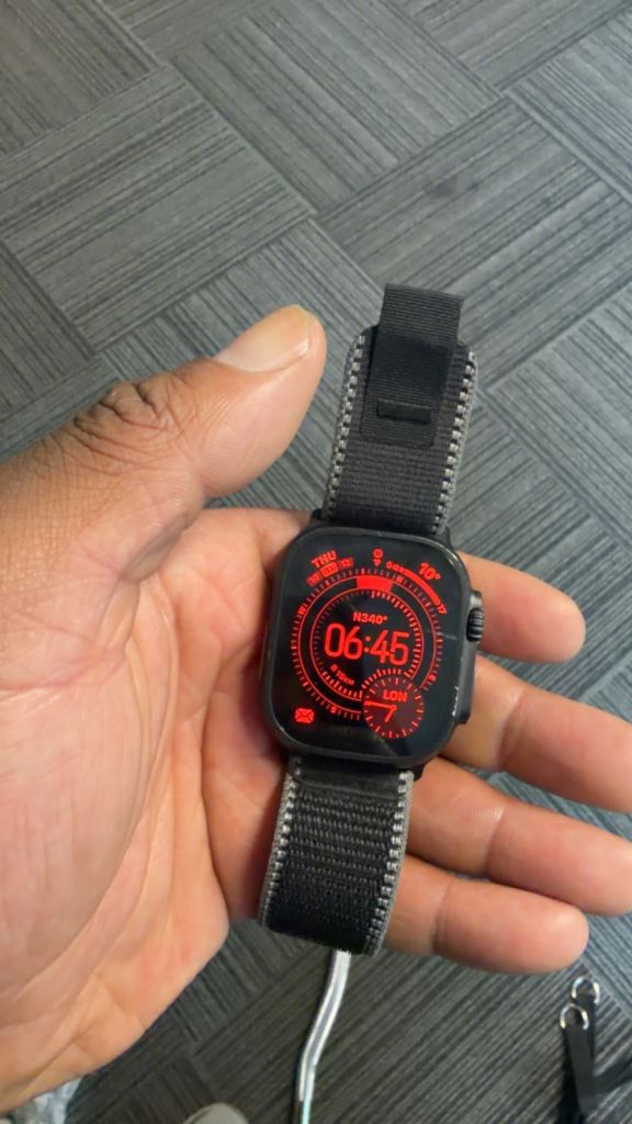 Apple Watch Ultra 3 with Black Strap – Good Condition
