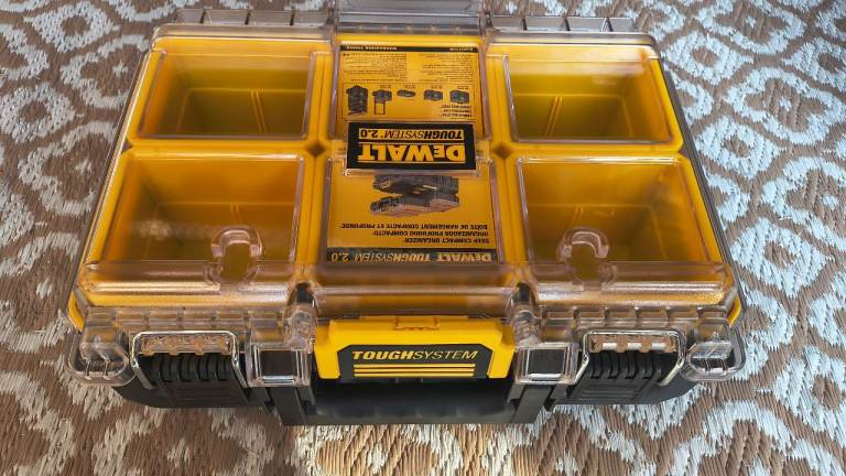Dewalt Tough System 2.0 DWST83392-1 Half Width Deep Tool Organiser + 6 Inserts
