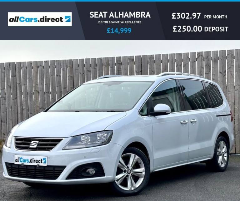 2018 SEAT Alhambra 2.0 TDI CR Ecomotive Xcellence [150] 5dr MPV DIESEL Manual