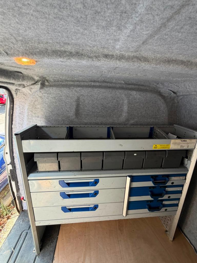 Storage rack for van. 