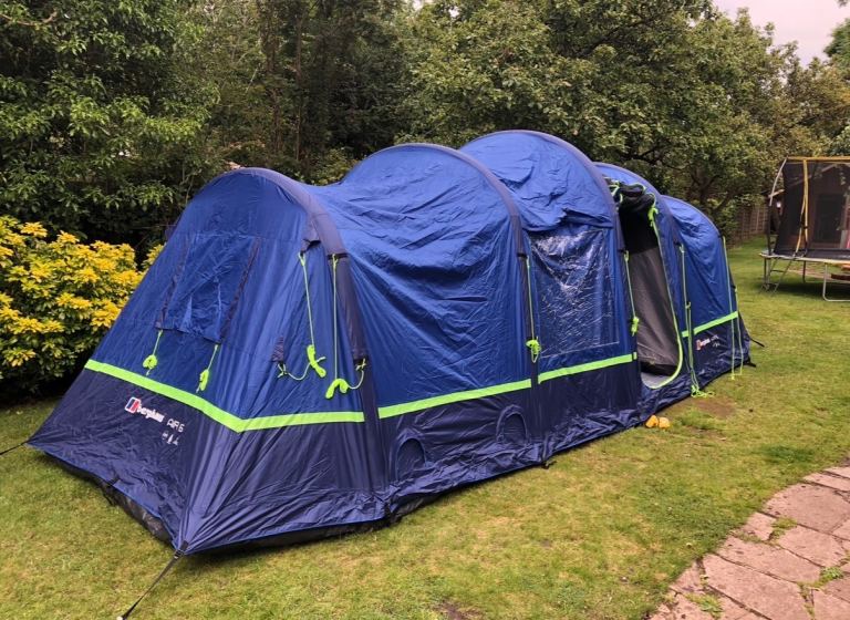 Berghaus Air 6 Tent - Blue, Good Condition