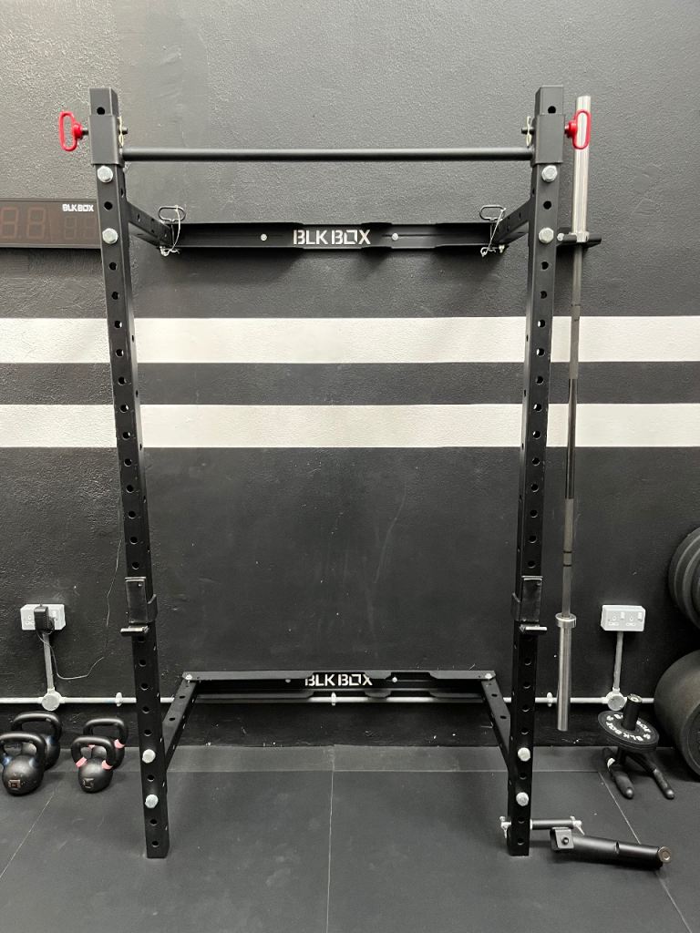 BLK BOX foldable squat rack 