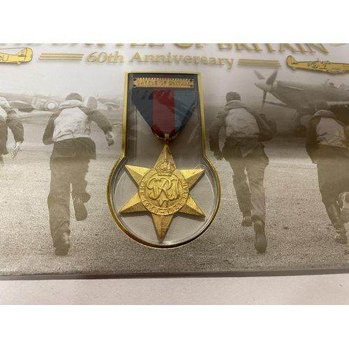 Large Benham Replica 1940 Medal and Bar - The Battle of Britain 60th Anniversary