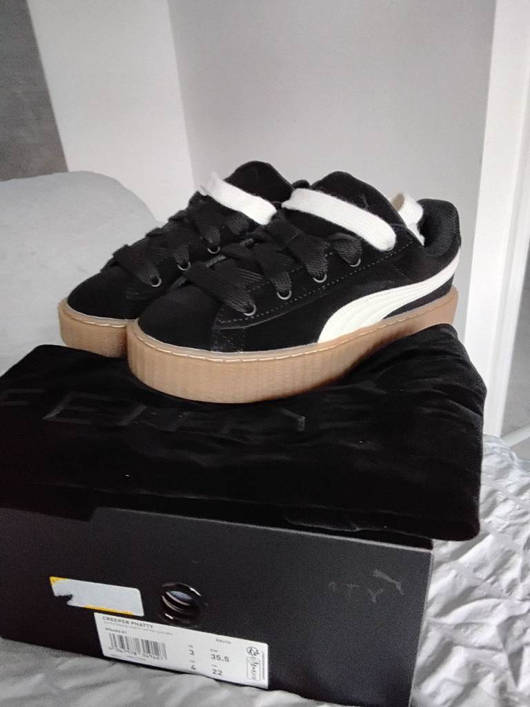 Puma creeper phatty black- warm white 