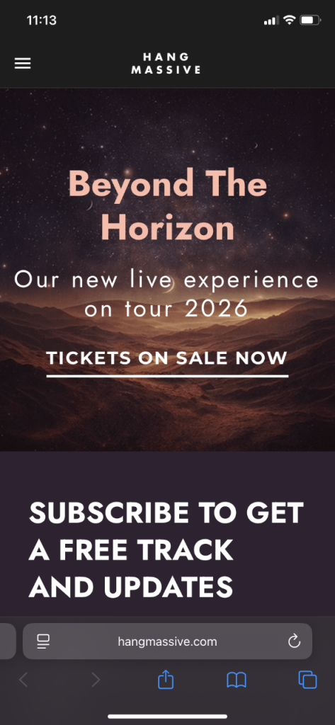 Hang Massive Tickets for sale 