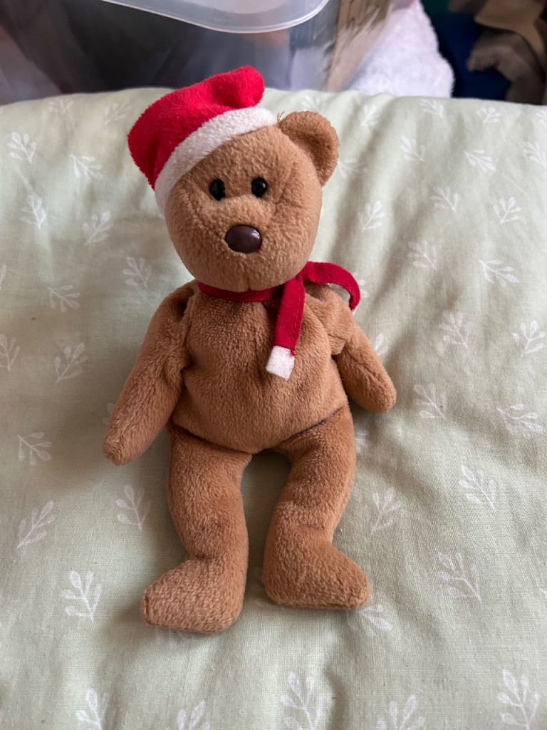 Ty Christmas beanie bear