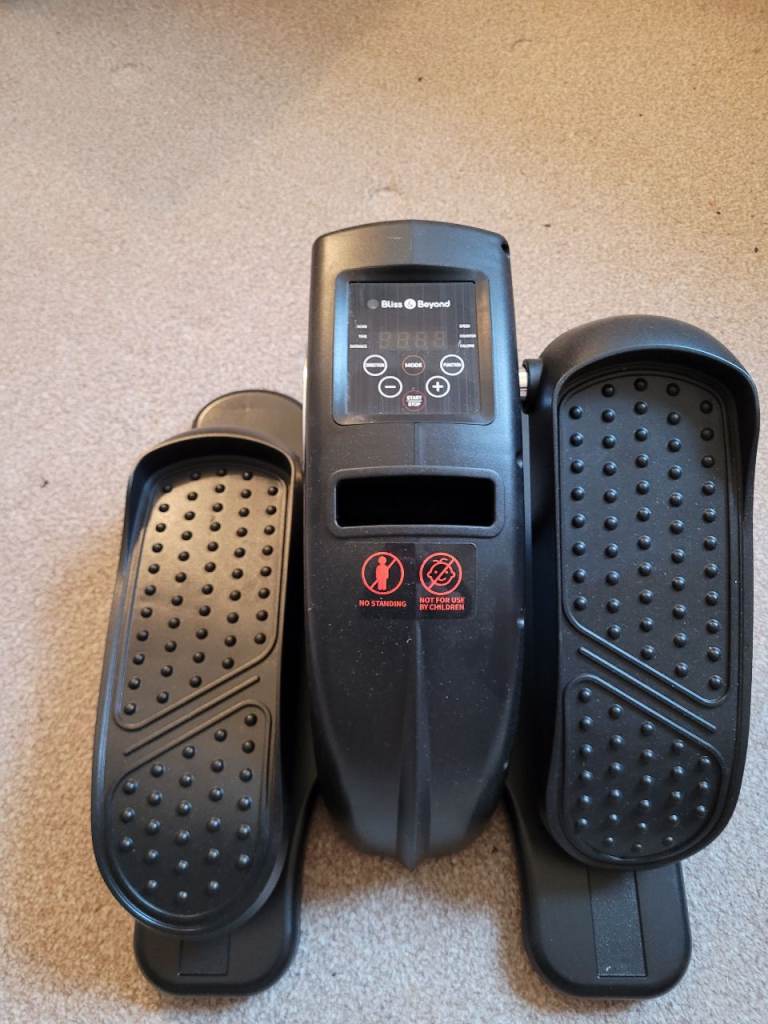 Black ReSport Compact Elliptical Stepper – Great for Home Workouts