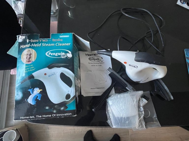 Home-tek Penguin Hand-Held Steam Cleaner – Good Condition