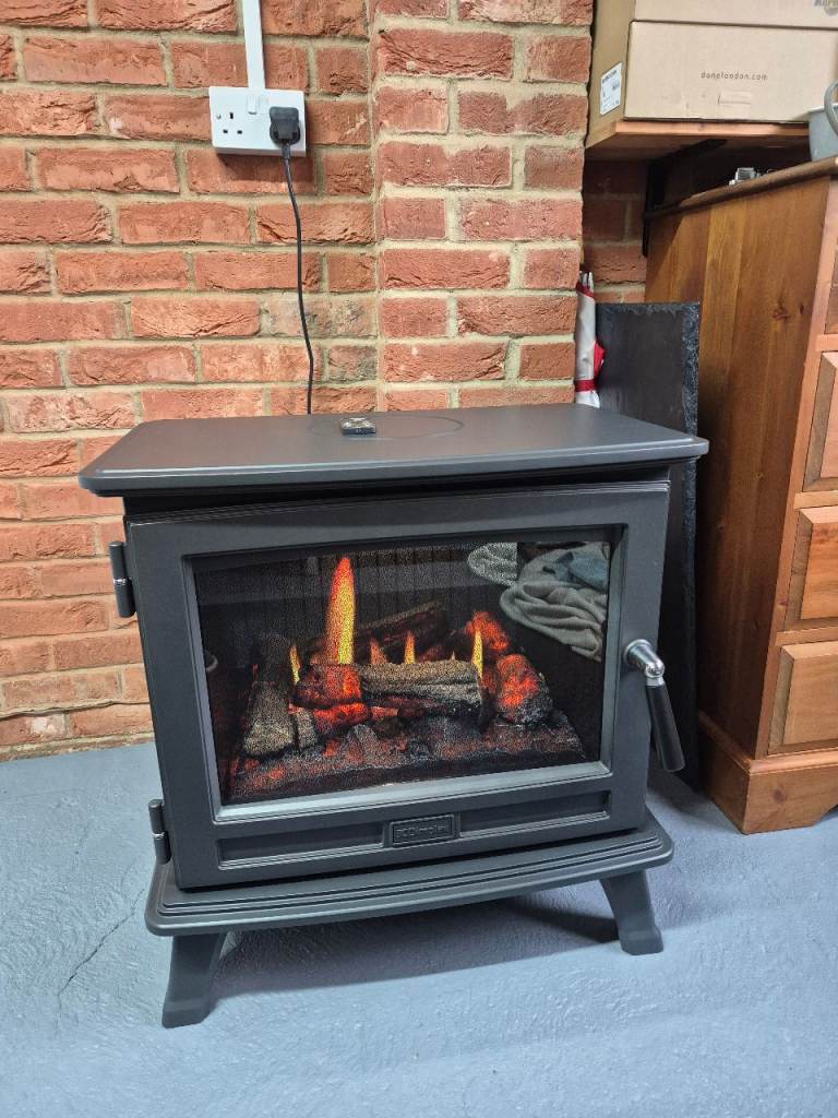 Dimplex Opti-V Electric Fireplace Stove – As Good As New