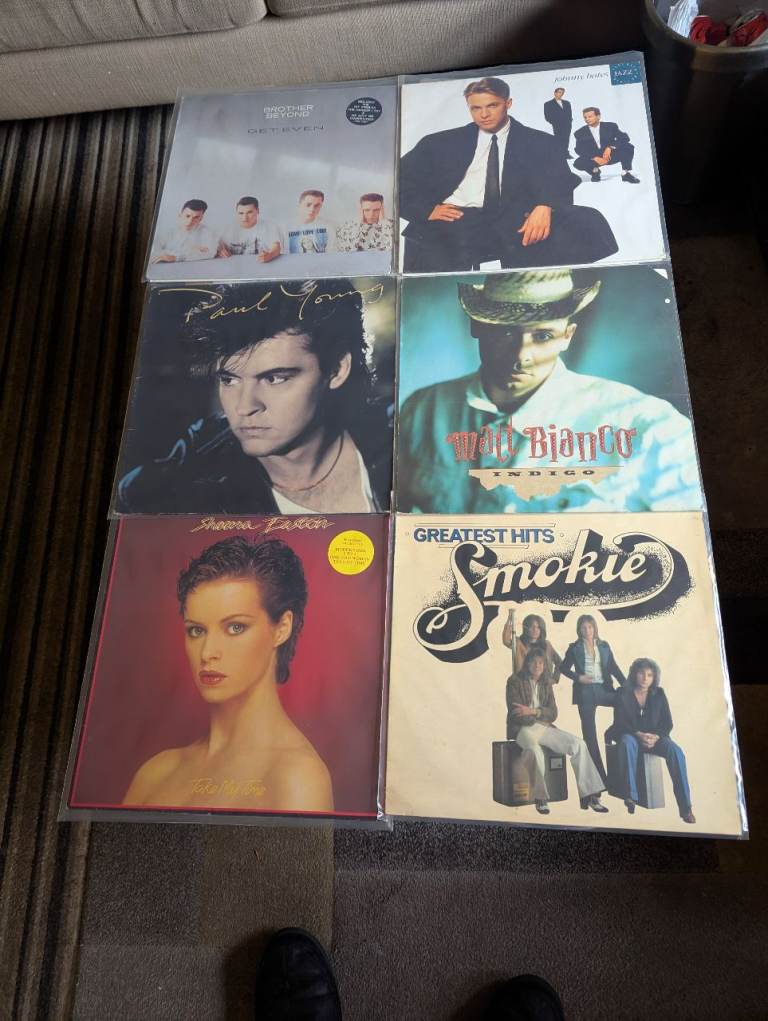 Selection of 6 Vinyl Records – Various Artists, Good Condition