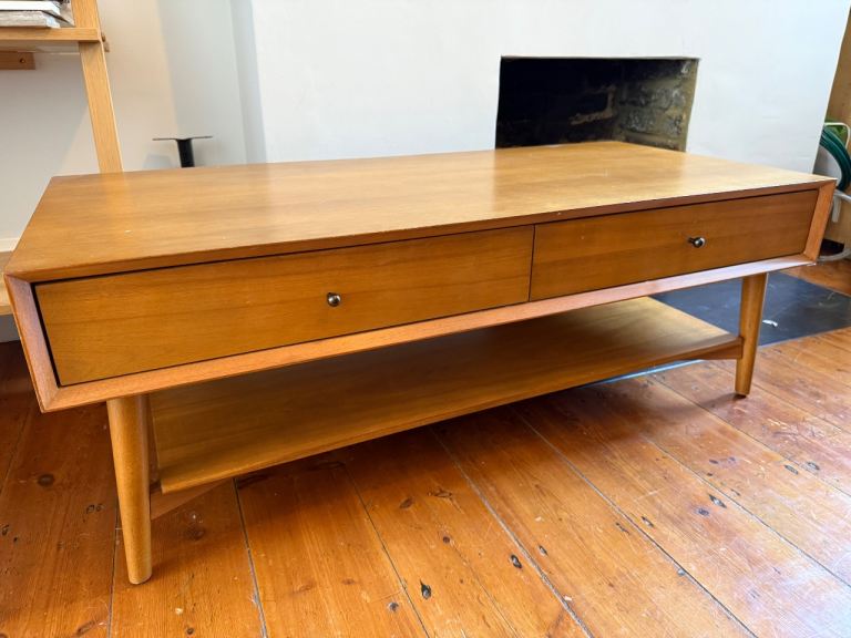 West Elm Mid Century Storage Coffee Table