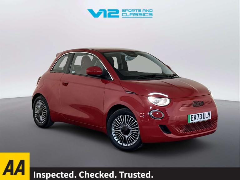 2023 Fiat 500 87kW Red 42kWh 3dr Auto HATCHBACK ELECTRIC Automatic