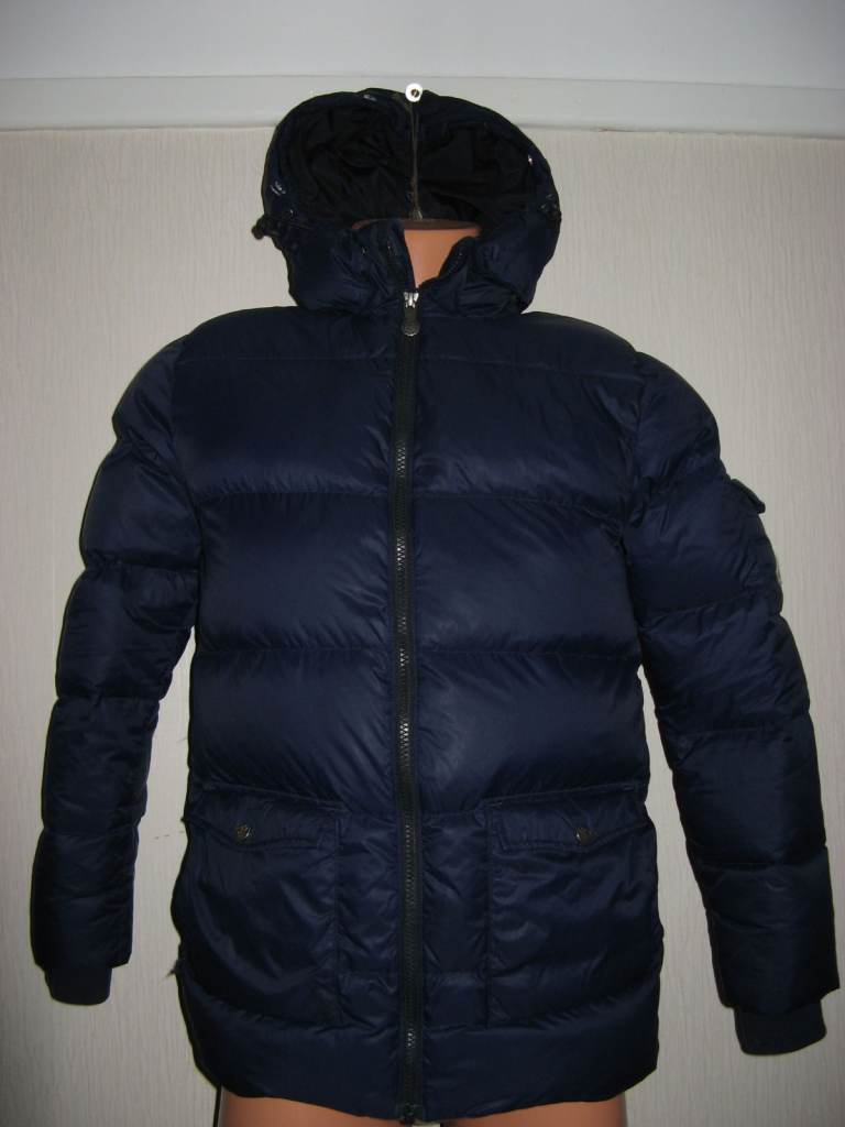 BOYS NAVY PYRANEX HOODED QUILTED WINTER JACKET COAT AGE 13-14