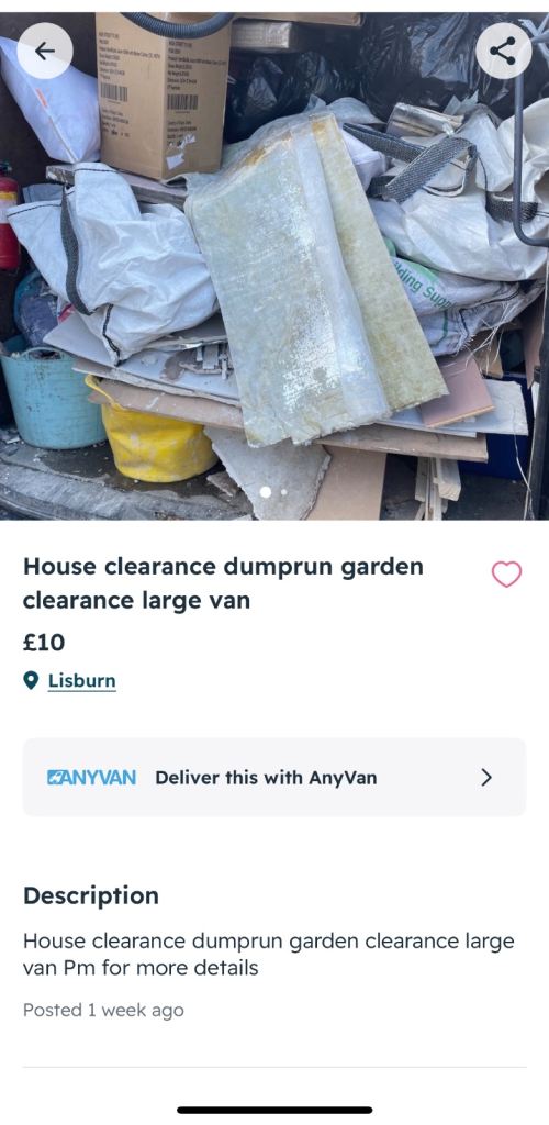 House clearance♻️♻️♻️dumprun