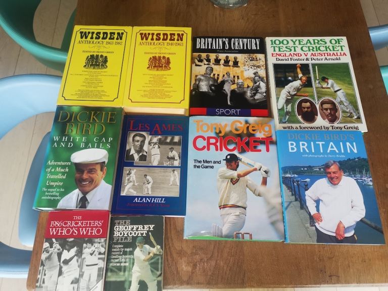 Collection of Cricket Books