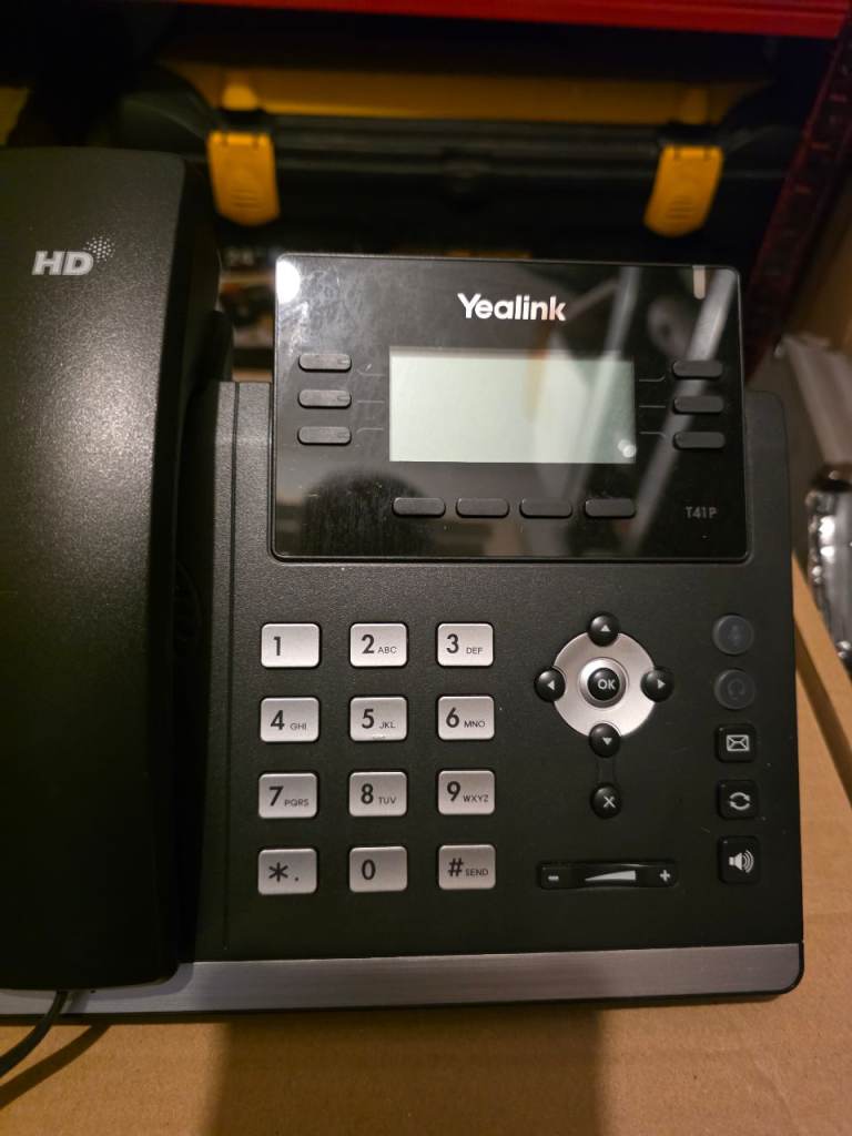 Yealink T41P IP Phone - Black, Good Condition