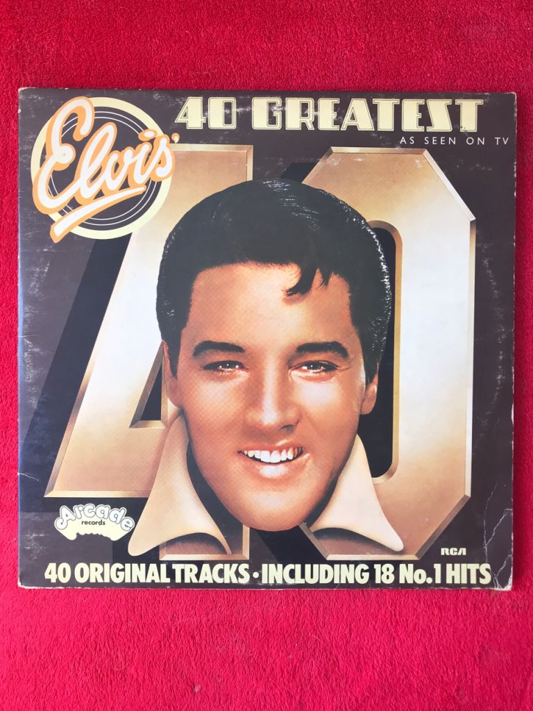 Elvis Presley '40 Greatest' Vinyl Record – Good Condition