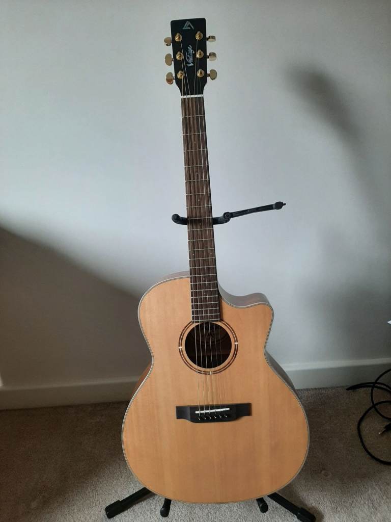 Vintage VGA900RE Rory Evans 'Virtuoso' Electro-Acoustic Guitar - Pristine / As New