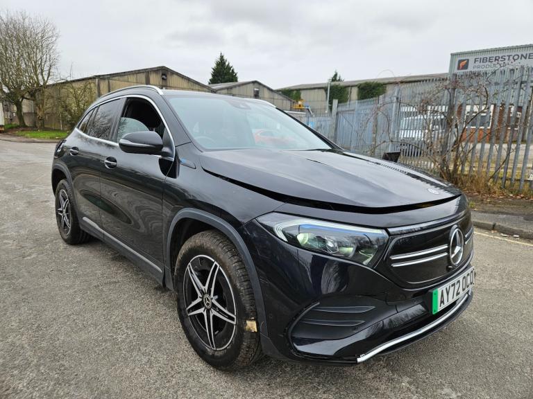 2022 72 MERCEDES-BENZ EQA EQA 250 140kW AMG Line 66.5kWh Auto Damaged Salvage