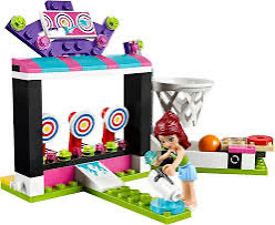 Lego Friends Amusement Park Arcade 41127 Set Complete Boxed As New 