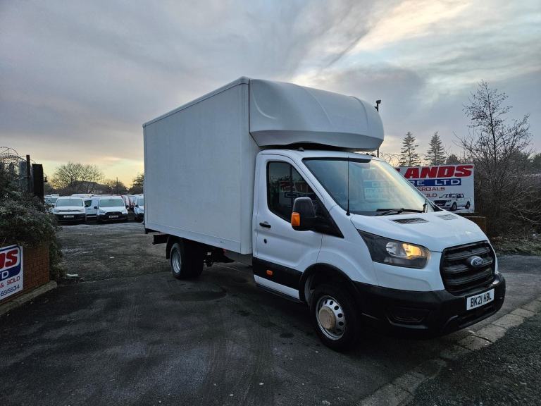 2021 ON 21 PLATE FORD TRANSIT 350 130 BHP L4 LUTON WITH TAILLIFT ULEZ FREE ZONE