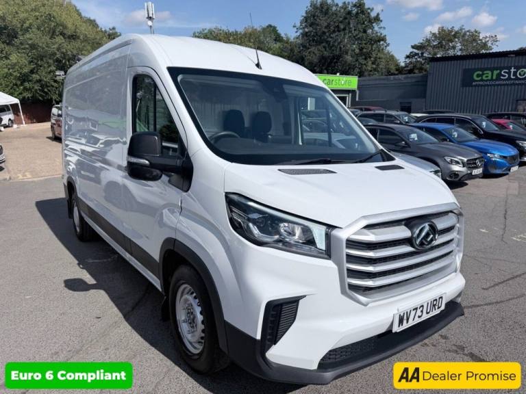 2023 Maxus Deliver 9 White 2.0 D20 L3 H2 Van, 33,515 miles, Euro 6, 6-Speed manual, A/C, Cruise, ...