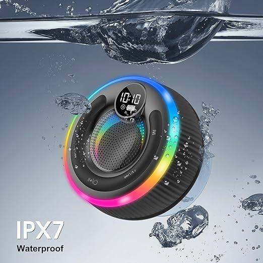 Portable Bluetooth Speaker, Bluetooth 5.3 Wireless Waterproof Speakers