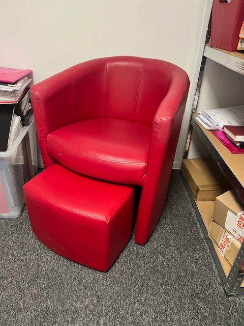 Tub Chair and Footstool