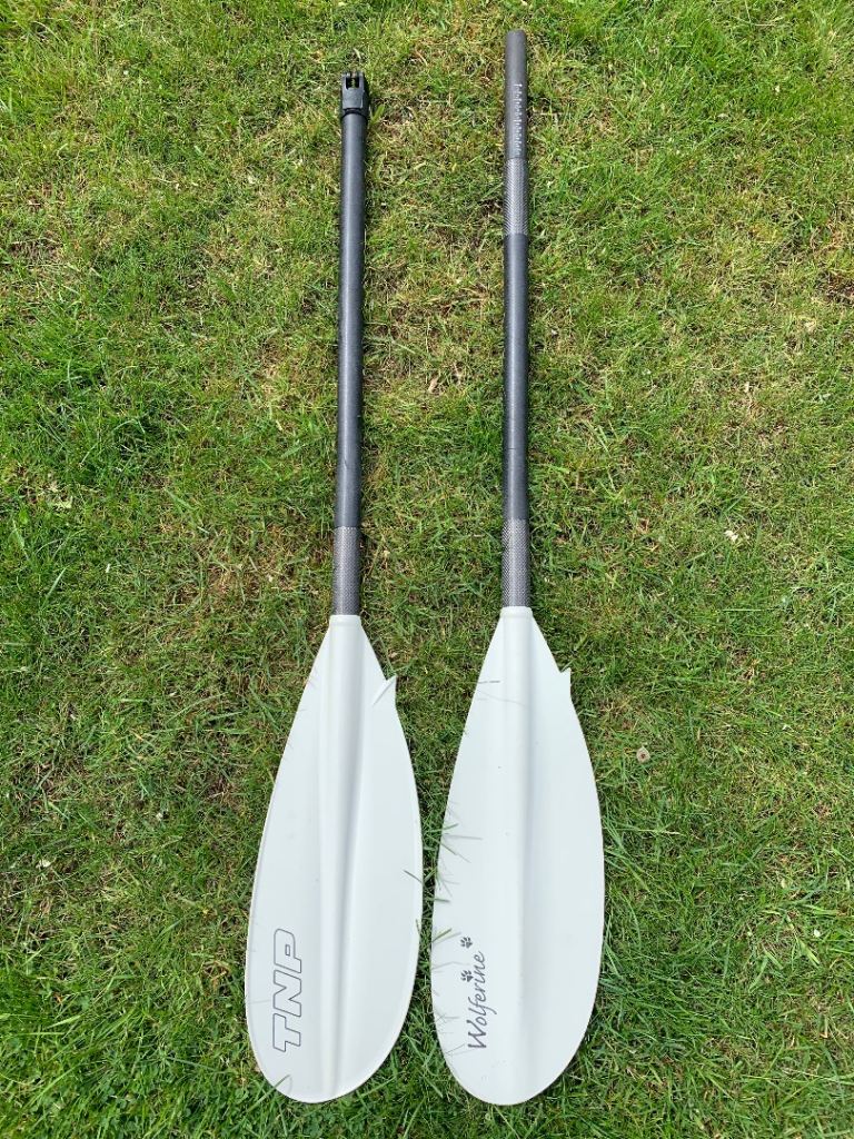 Pair of TNP Wolverine Adjustable Kayak Paddles – 2 Piece Touring Paddles