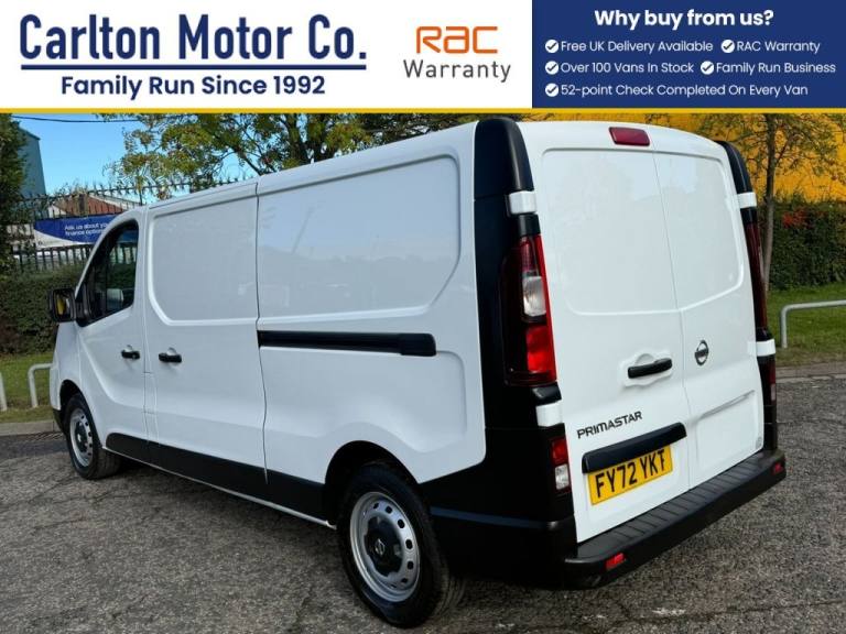 2022 Nissan Primastar 2.0 dCi 30 Visia Panel Van 5dr Diesel Manual L2 Euro 6 (s/s) (110 ps) PANEL...