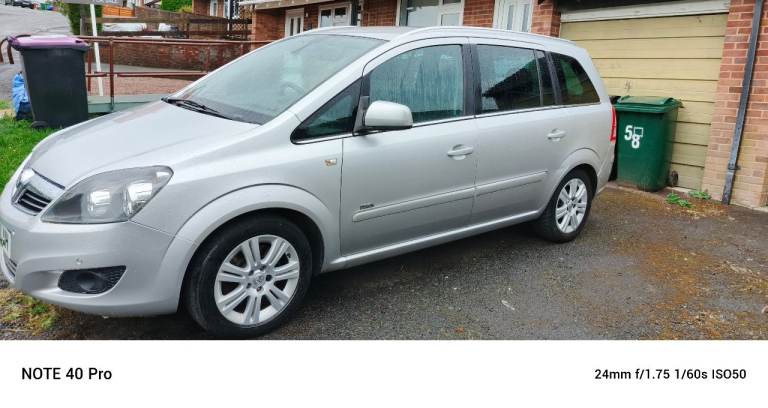 Vauxhall, ZAFIRA, MPV, 2012, Manual, 1686 (cc), 5 doors