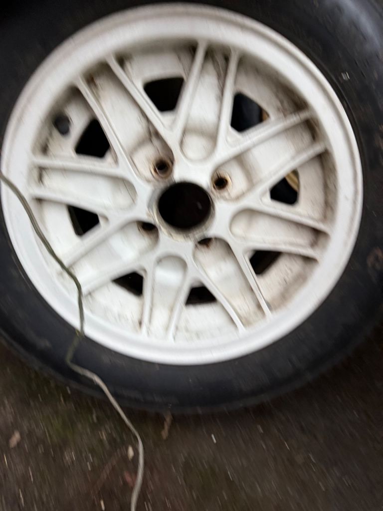 Vintage cosmic mk2 alloy wheel and tyre