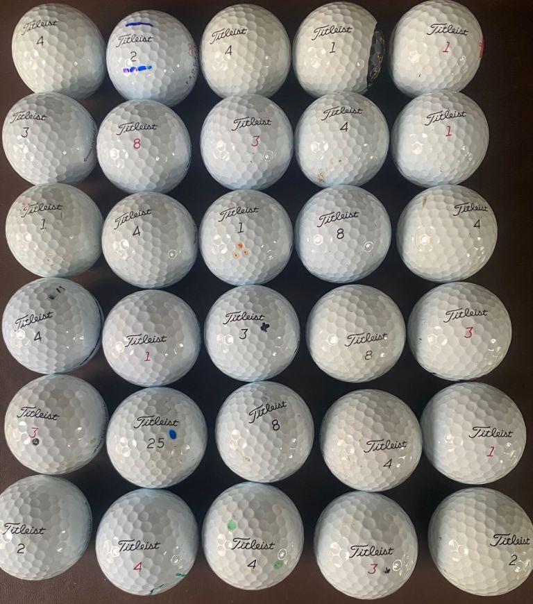 30 Titleist Pro V1 Golf Balls - Used, Good Condition
