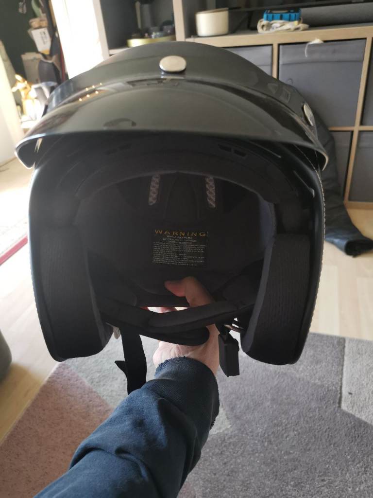 Small motorbike crash helmet 