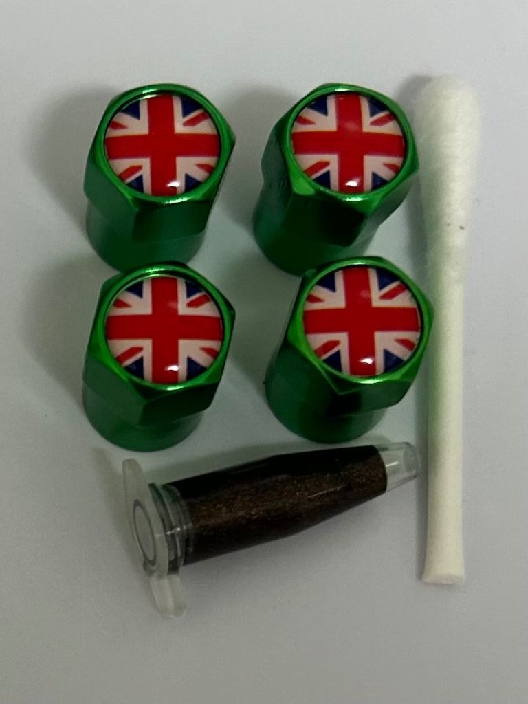 Mini tyre Valve Caps with grease 