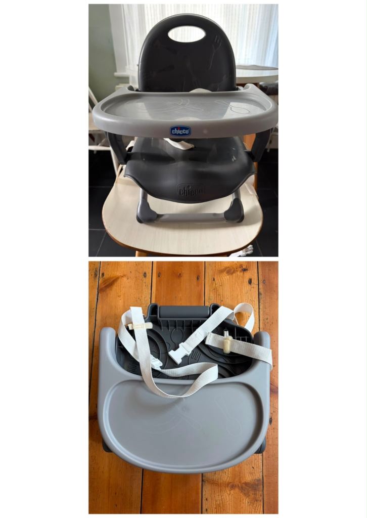 Chicco Pocket Snack Travel Booster Seat/Portable High Chair with table