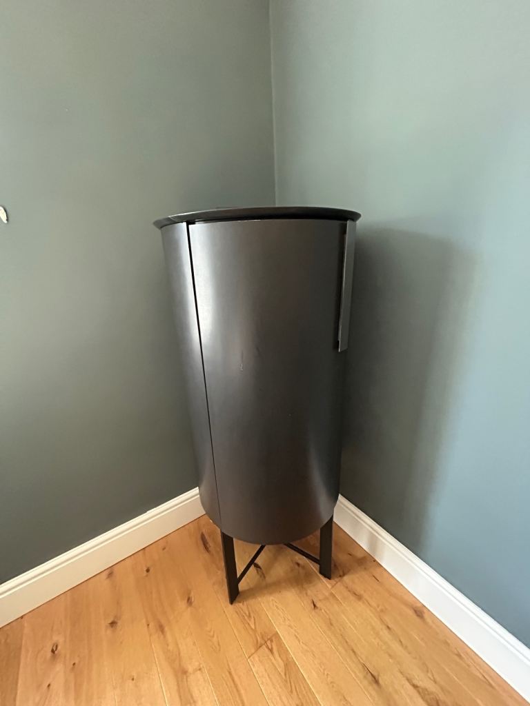 Black Wooden IKEA Large Storage Unit 