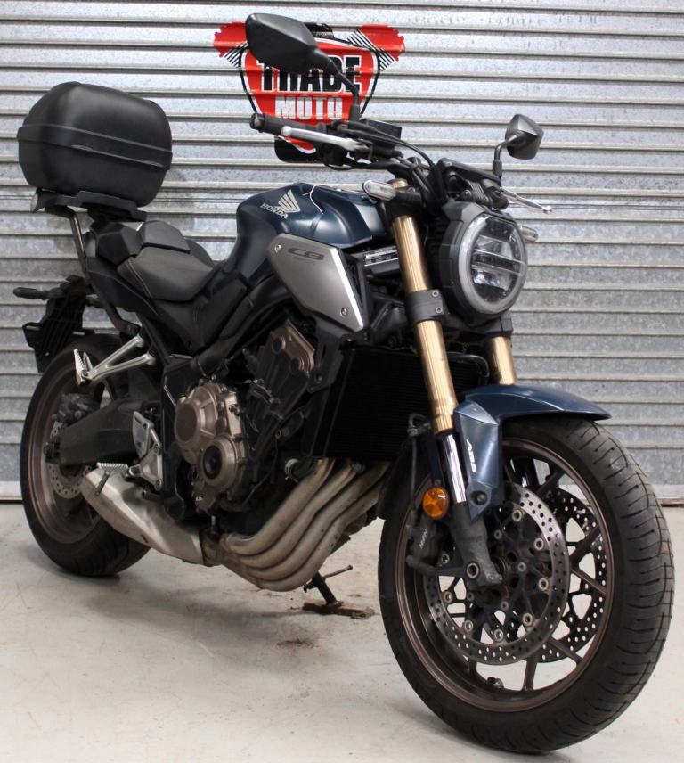 2021 71 HONDA CB 650 R RA-M CB650R ABS NEO DENIM BLUE TRADE SALE NEW MOT 35K