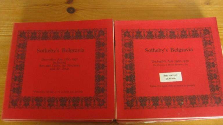 SOTHEBYS OF BELGRAVIA ANTIQUE BOOKLETS (12)