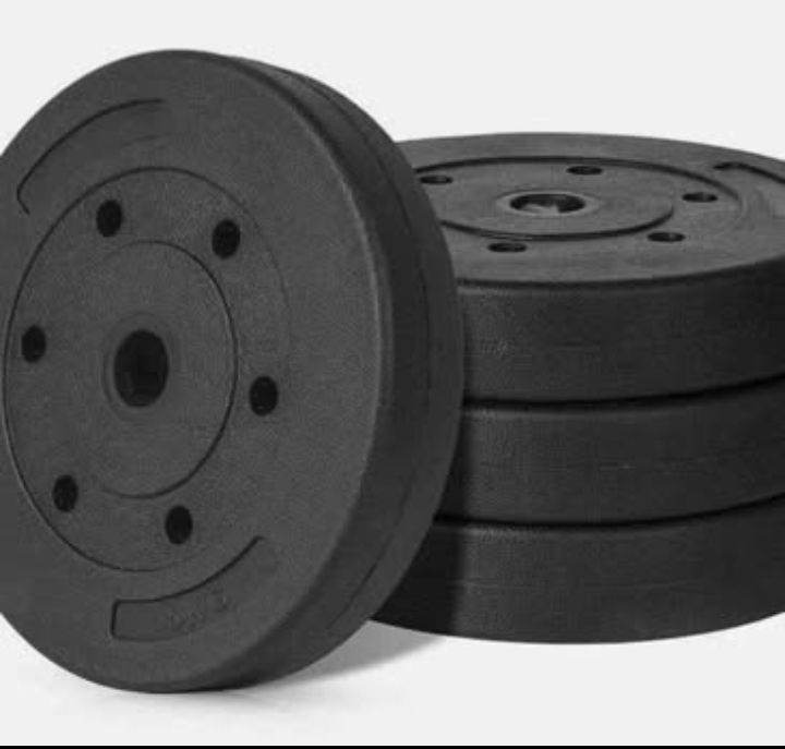 4 x 5kg Vinyl weight plates good quality brand-new in boxes lots available